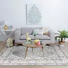 Green Floor Rug Machine Washable Ktichen Mat Non Slip Office Carpet 120x170cm