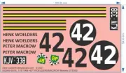 1969 HDT WOELDERS/MACROW Monaro GTS350 - 1/18 - Clear Vinyl Decal
