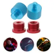 4 Pcs Microphone Clip Accessories Stand Screws Threaded Tripod Adapter