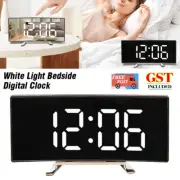 Au Bedside Digital Clock LED Display Desk Table Time Temperature Alarm Modern