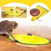 Interactive Cat Toy Electronic Kitten Teaser Moving Mouse Fabric Puzzle Game