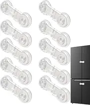 Fridge Lock Cabinet Lock - Child Safety Cabinet Straps | Fridge Lock Protection Childproof Drawer Latches for Cabinets Drawers Cupboard Oven Fridge