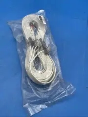 Bose Acoustimass Ribbon Cable 5 Surround Speaker RCA to Bare Wire White - NEW!