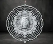 Owl wind spinner