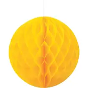 Yellow Honeycomb Ball 25cm