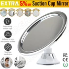 360° Anti Fog Mirror Adjustable Suction Cup Shower Shave Fogless Make Up Shave