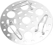 Egg Steamer Rack,Stainless Steel Cooking Steaming Tray Food Vegetable Steam Basket,Foldable Multi Function Steel Steaming Tray Dumplings Egg Steaming Tool for Home Restaurant (304 stainless steel)