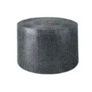supplyhut 3/16'' Small Bubble Cushioning Wrap Black Roll 250' x 12'' 250FT...
