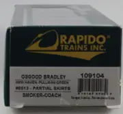 Rapido HO 109104 New Haven Osgood Bradley Lightweight Smoker Coach New/Box