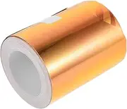 TEHAUX 1Roll Back to School Fan Shaped Bulletin Board Trim Stickers Decorative Gold Borders for Classroom Activities Easy Peel and Stick Edging for Engaging Wall Design