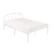 Oliver Queen White Metal Bedframe