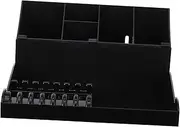 BIUDECO 1Set Haircut Holder Organizer with Tray Hairdressing Box for Combs and Clips Stylish Storage Box for Salon Tools Includes Organizer Tray