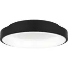 Bellevue QZCF42666 Ayaan 13"W LED Flush Mount Ceiling Fixture - Black