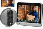 Wifi Video Peephole Doorbell Camera, 5.7 Inch Wireless Video Intercom System wit