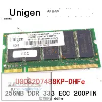 在飛比找露天拍賣優惠-【優質熱銷】Unigen 優力勤 256MB SOD DDR