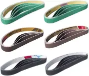 24 Pack 1/2" x 12" Sharpening Belt Kit for Official Work Sharp WSKTS & WSKTS-...