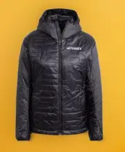 $250 Adidas Terrex Xperior Varilite Primaloft Hooded Jacket Black Size Small