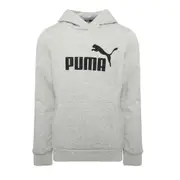 PUMA Youth Essentials Fleece Hoodie - Light Grey Heather