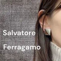 在飛比找蝦皮購物優惠-Salvatore Ferragamo 耳環 耳夾 merc
