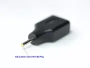 2x Adapter Power Connector USB Type A Female DC Charger Plug 2.5mm x 0.7mm Male