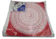 Vintage BW Flex O Lace Velvet Soft Plastic Doilies 6" Reusable Unopened Unused