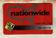 BOTTOM LINE TELECOMMUNICATIONS Nationwide Car Rental 1994 Phone Card ( EXPIRED )