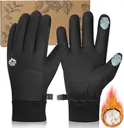 [RIGWARL] 5℉ Winter Warm Gloves with Thickest Thermal Plush for Extreme Cold Weather, Completely Waterproof Gloves Men Women