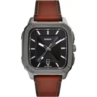 在飛比找ETMall東森購物網優惠-FOSSIL 錶 經典簡約 復古方型時尚腕錶-FS5934