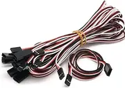 RC Helicopter Parts for Rc Helicopter Rc Drone 10pcs 100mm/150mm/200mm/300mm/500mm RC Servo Extension Cord Cable Wire Lead JR for Rc Helicopter Rc Drone Replacement (Color : 1000MM)