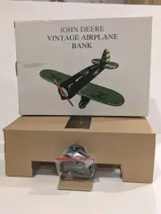 Vtg 1992 John Deere Airplane Bank Spec Cast Travel Air Model R 40019 NIB