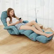 LIODUX Floor Lounger Chair, Floor Chair, 3 Angle Adjustable Sofa Recliner Lazy Sofa Tatami, Foldable Chair for Home, Upholstered Comfort Chair for Video Gaming, Meditating, Reading