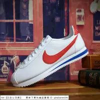 在飛比找蝦皮購物優惠-【Hot】 NIKE CORTEZ LEATHER 紅藍 阿