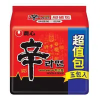 在飛比找蝦皮購物優惠-【蔬食小舖】農心辛拉麵-5入/袋