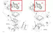 CAN-AM COMMANDER/MAVERICK SEAT BACK REST COVER 708000675