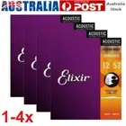 Acoustic Guitar Elixir Strings 6 Strings Phosphor Bronze NANOWEB Coating 16052