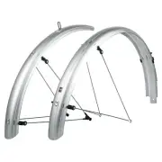 SKS B65 Bluemels Full Coverage Fender Set - 65mm 27.5/29/700 x 2.25 Silver