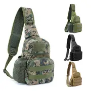 Man Shoulder Backpack Chest Bag Small Sling Cross Body Satchel Bag Outdoor