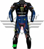 FRANCO MORBIDELLI YAMAHA 2023 MODEL MOTOGP MOTORBIKE LEATHER RACING SUIT
