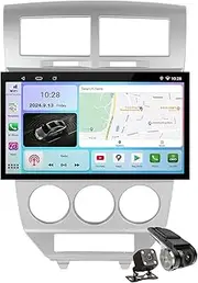M500s,Car Stereo Android 14.0 Radio for D-odge Caliber 2007-2014 GPS Sat Navigation 13.1''Touchscreen DVD Multimedia Video Player FM BT Receiver with Carplay 4G 5G WiFi DSP SWC