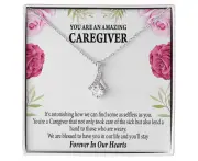 Caregiver Necklace Alluring Ribbon Necklace