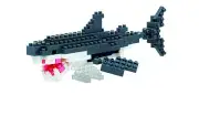 NEW NANOBLOCK Great White Shark - Nano Block Micro-Sized Building Blocks NBC-082