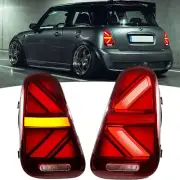 LED Tail Lights For 2001-2006 BMW Mini Cooper R50 R52 R53 Rear Lamps w/ Startup (for: Mini)