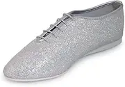 [Roch Valley] Girl's Hologram Jazz Shoes Silver