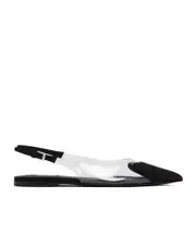 slingback pointed-toe ballet flats 37.5,36,37,38.5,38,39,40 black