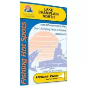 Lake Champlain North Fishing Map (Quebec waters to South Hero)-S456