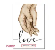 [Namly Design] Poster - Love / Personalised