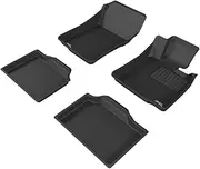 3D MAXpider All-Weather Floor Mats for Mini Countryman (R60) 2014-2016 Custom Fit Car Floor Liners, Kagu Series (1st & 2nd Row)