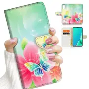 ( For Vivo Y11s ) Flip Case Cover AJ23222 Abstract Butterfly