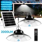 Solar Shed Pendant Light Single/Double Motion Sensor Patio Yard LED Solar Light