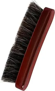 Yardenfun Wooden Horse Hair Shoe Cleaning Brush Portable Small Scrubber for Boots Durable Wear Resistant Design Efficient Polishing Tool for All Shoe Types Comfortable Grip for Easy Use